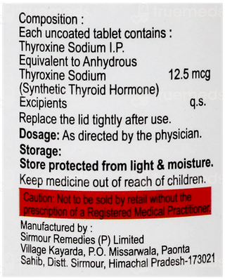Thyropearl 12.5 Tablet 120